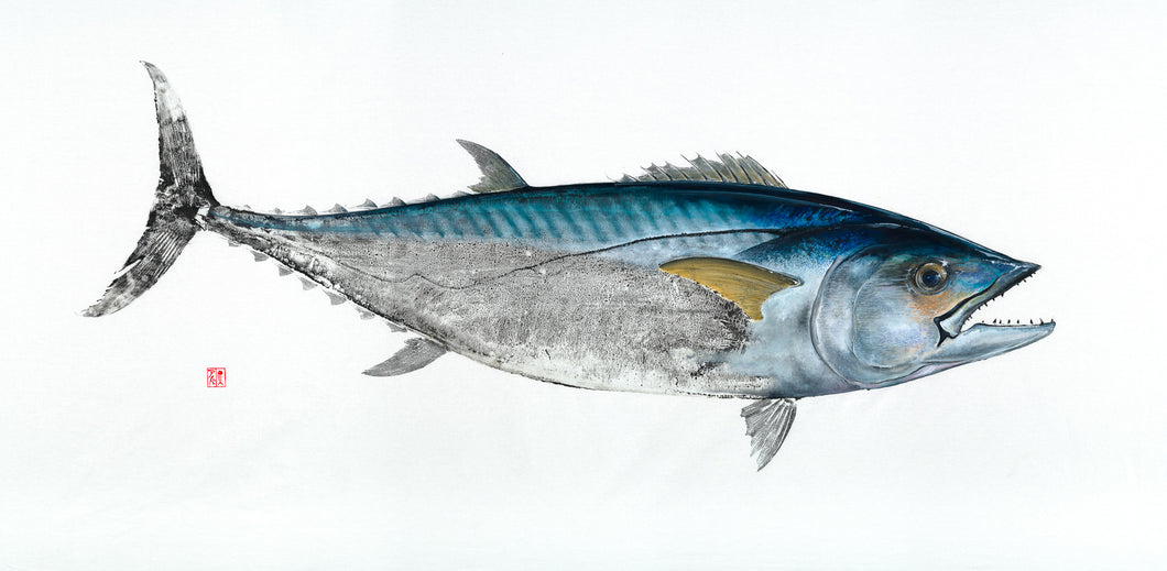 tuna, fishing, fish art, coastal art, beach theme, gyotaku, gifts for dad, fathers day, gifts for men, gifts for fishermen, fisherman, fish