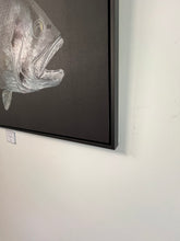 "West Australian Dhufish on Black" Original Gyotaku